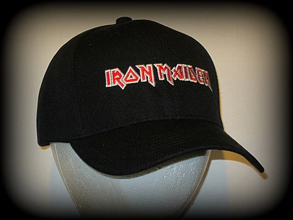 IRON MAIDEN - Embroidered - Baseball Cap - Adjustable Velcro Back - One Size Fits All UNISEX